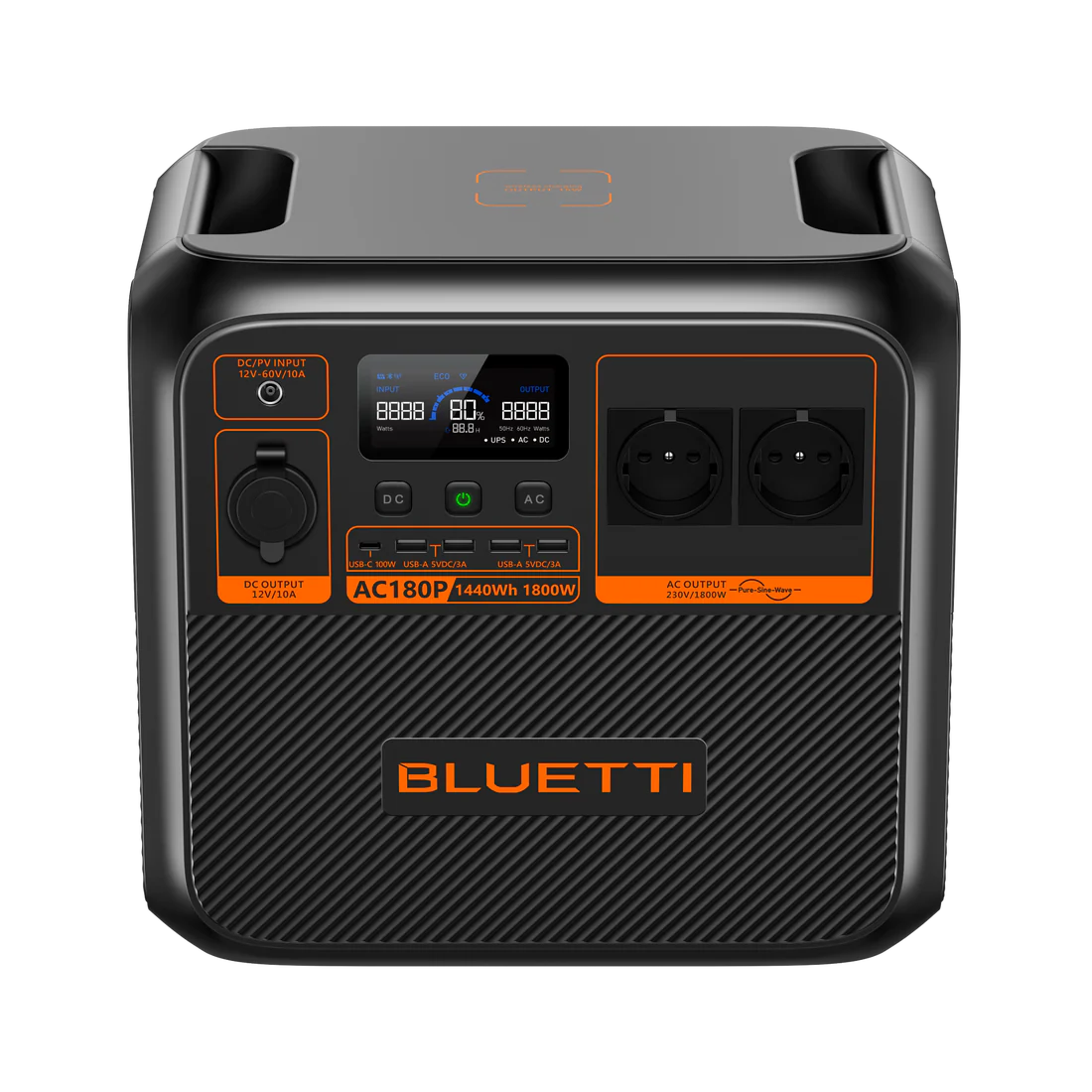 AC180P Nešiojama Elektrinė (1800 W, 1440 Wh, LiFePO₄) - Image 5