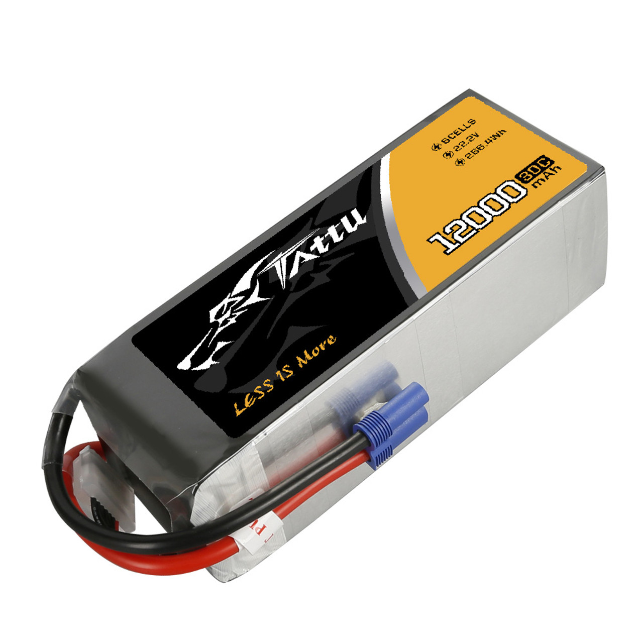 Tattu 12000mAh 6S 30C LiPo Baterija (22.2V, EC5) - Image 3