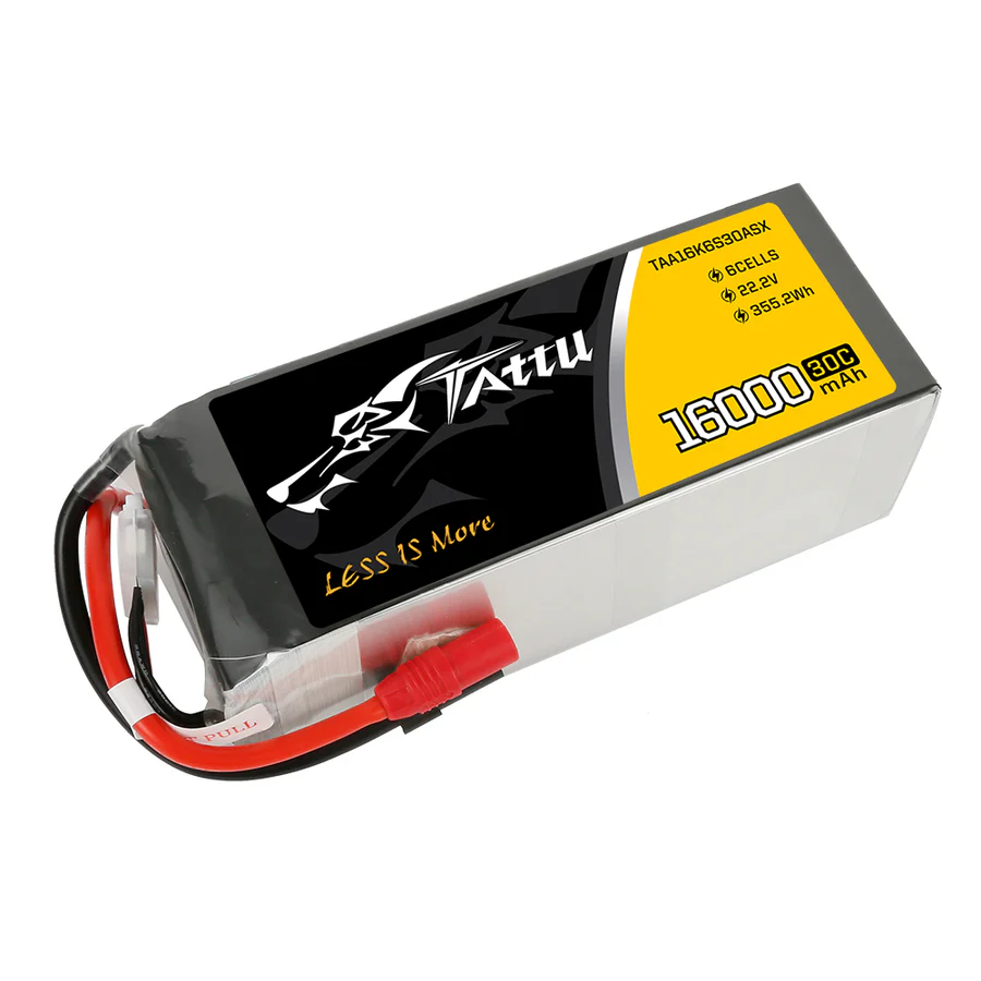 Tattu 16000mAh 6S 30C LiPo Baterija (22.2V, AS150 + XT150) - Image 2